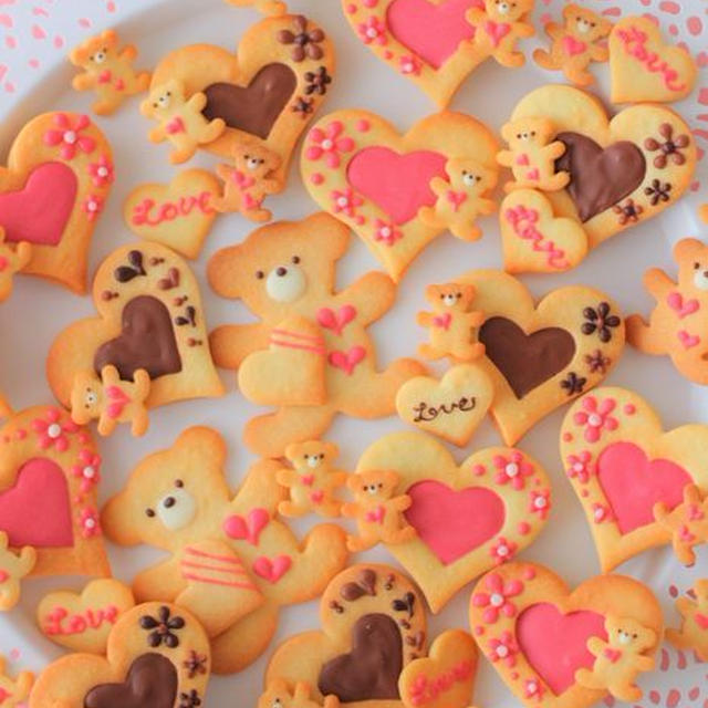 バレンタインにいっぱい配れる『ハートのチョコサンドクッキー』