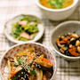 野菜たっぷり！ブリの照り焼き丼