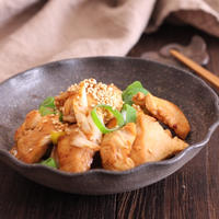 【レシピ】鶏肉とねぎの焦がしにんにく醤油炒め#簡単#食材2品