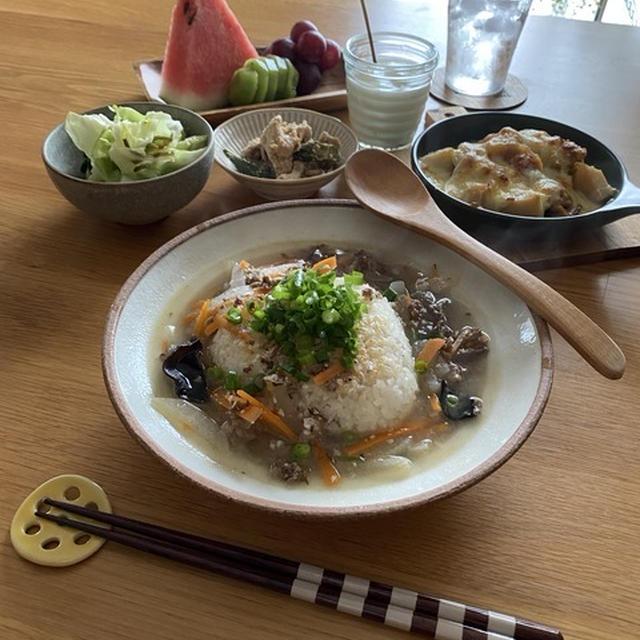 リメイク朝ごはんと今週ラスト弁当…スパッとやめることも大切かぁ。