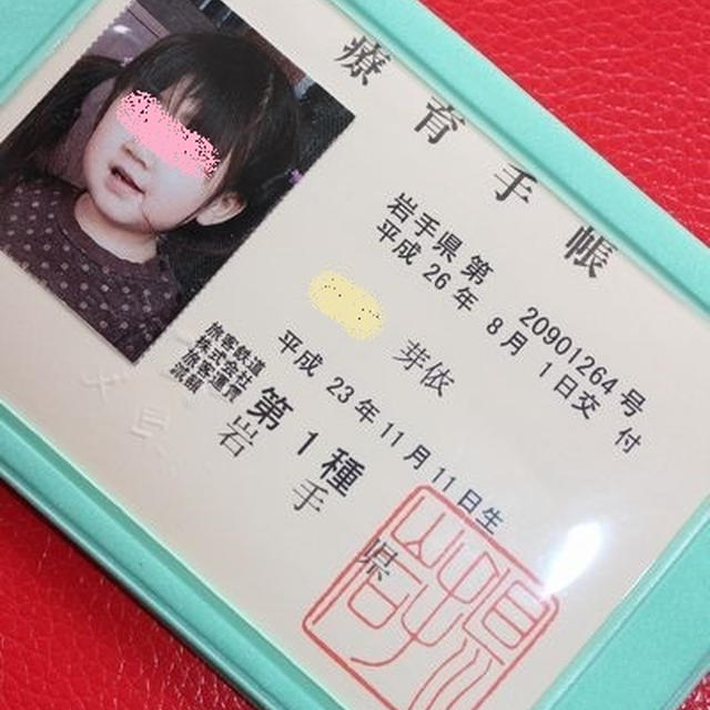 療育手帳取得しました
