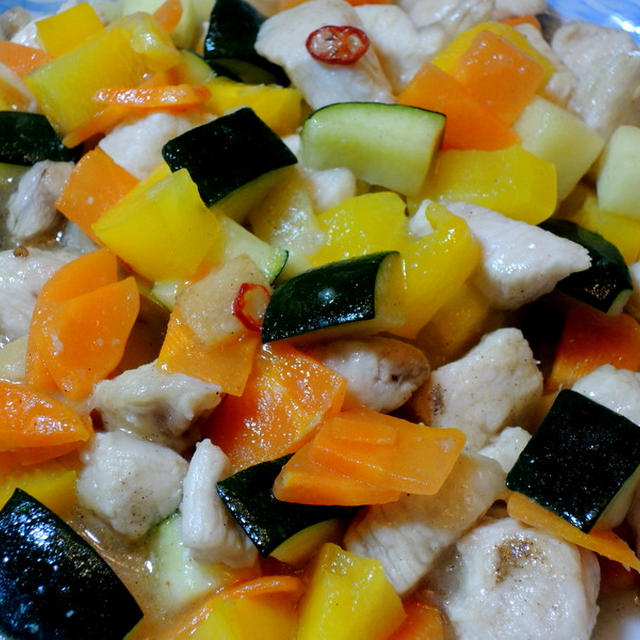 簡単中華は、冷蔵庫の中の食材を組み合わせて☆