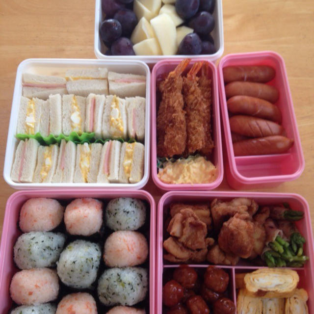 園外保育のお弁当♪