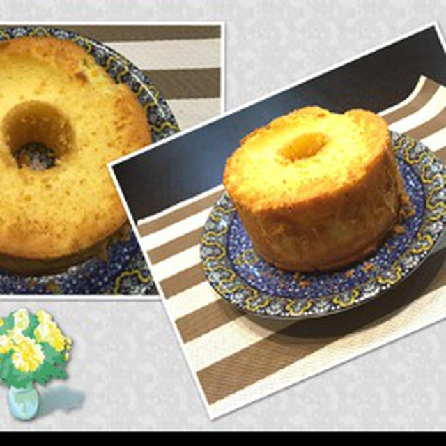 オレンジ香るシフォンケーキ