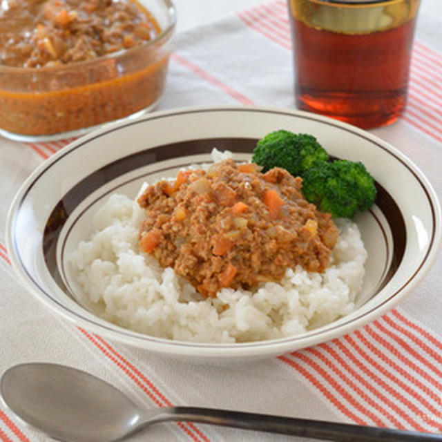 ごはんにも合う！レンジミートソース。【レンジ調理・お弁当おかず・作り置き】