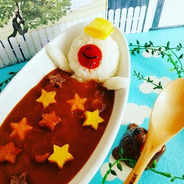 目玉のおやじカレー♪&amp;雪☆雪☆雪