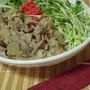 簡単豚丼とブログ引っ越しのご報告