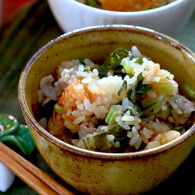 豚バラと青菜の中華風おこわ（ツァイファン風）