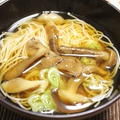 ジコボウ入り温麺。