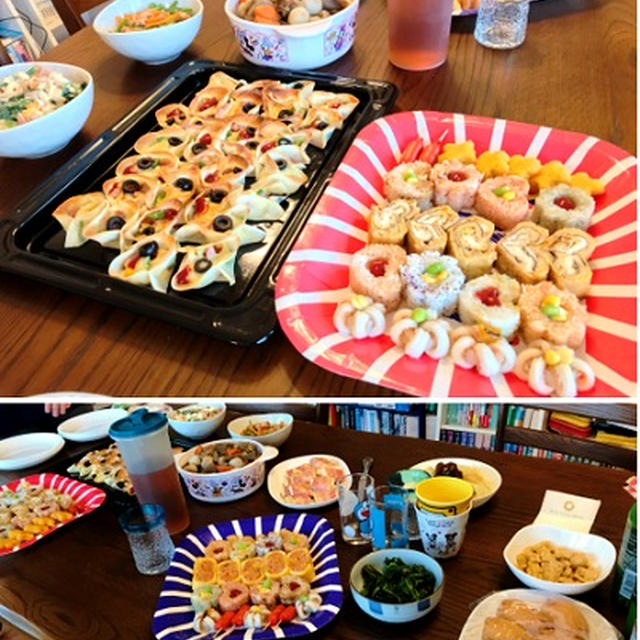 れお君の家でれお君の合格祝いの食事♪