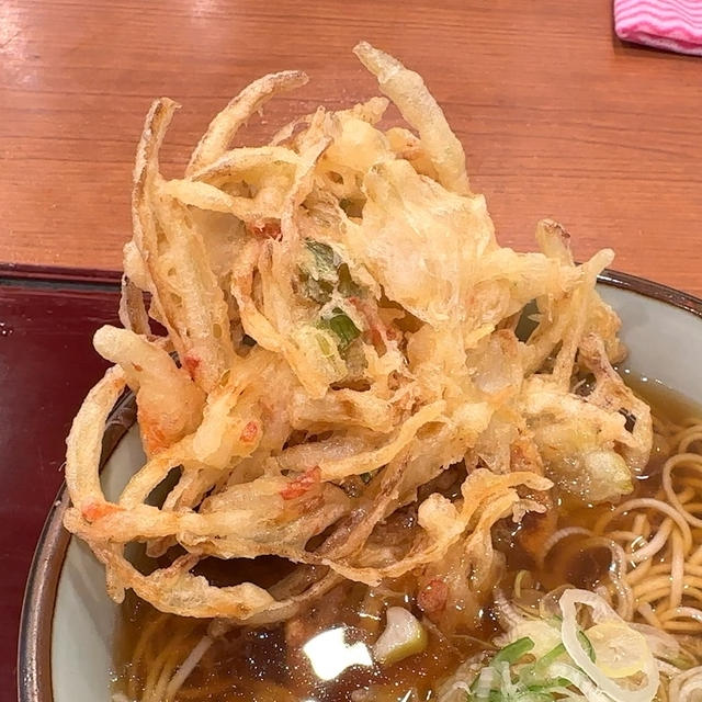 立ち蕎麦行脚「文殊成増店のかき揚げそば」