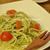 おうちでリッチごはん(^^♪～バジルたっぷりジェノベーゼパスタ。じゃがいものバジルオイルあえ～