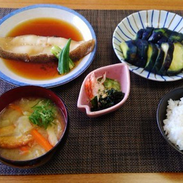 曇っていたけどすっきり☆鰈の煮つけ♪☆♪☆♪