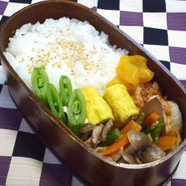 豚肉といろいろ野菜炒め弁当