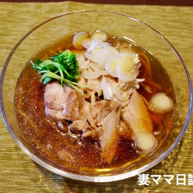 『ヤマキだし部』鶏そば♪　Chicken Buckwheat Noodle