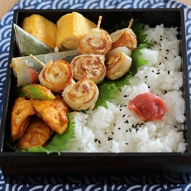 くるくるちくわのからしマヨネーズ焼き