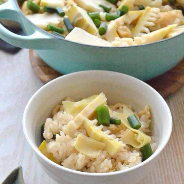 おかわりが止まらなくなる「たけのこご飯」