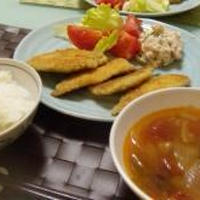 アジフライ定食
