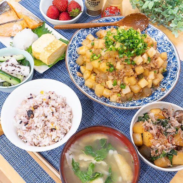 レンチン♪マーボー大根と大根尽くしの晩ごはん(´ε｀ )♪