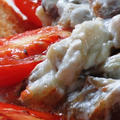 焼き茄子のヨーグルト和え（トルコ風）と豆腐のオリーブオイルソテー