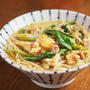 青梗菜の卵炒めラーメン、インスタントラーメンアレンジ