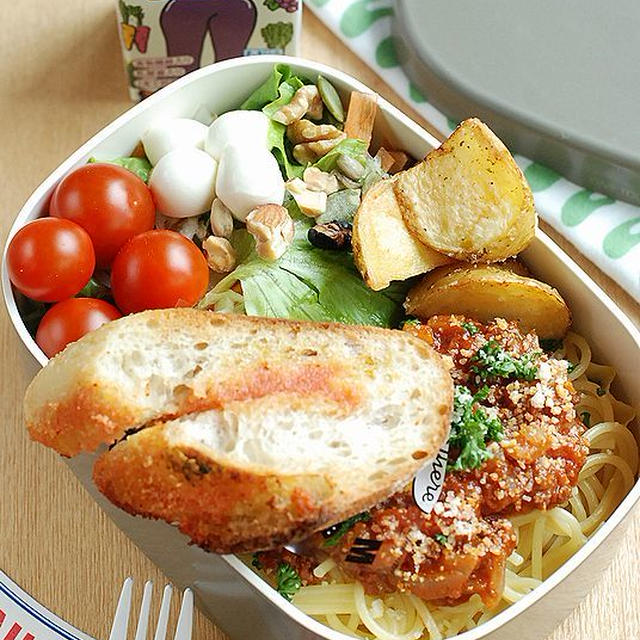 ミートソーススパゲッティ弁当【帰省】