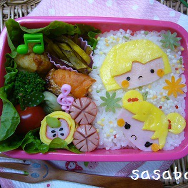 女の子のお弁当 キャラ弁 By ささぼんさん レシピブログ 料理ブログのレシピ満載