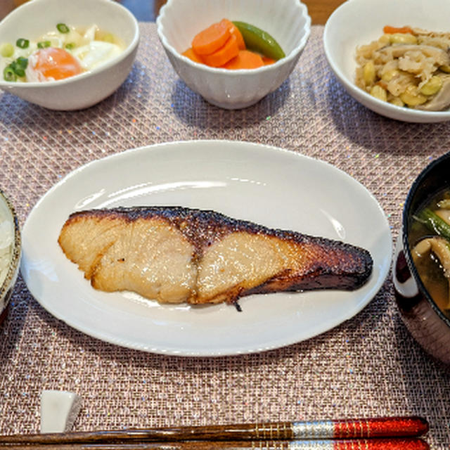 鰤の粕漬けと「瀧自慢」と「アベラワー」