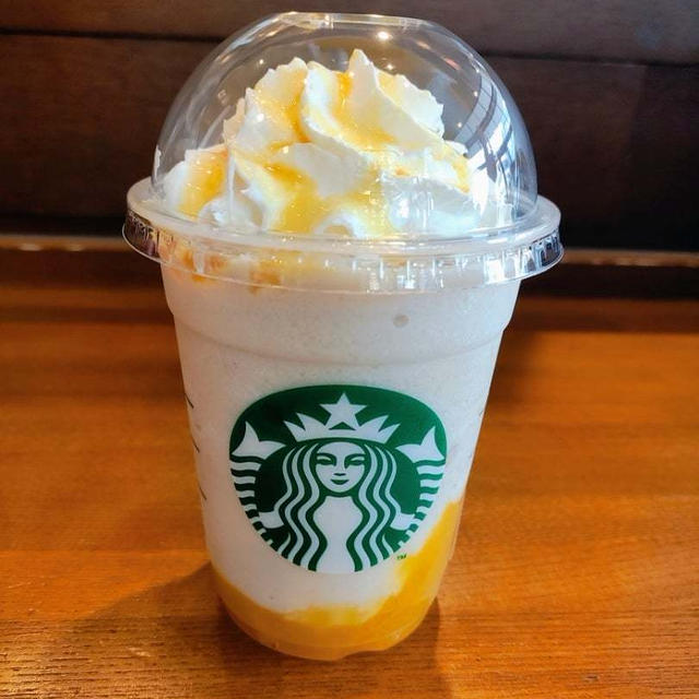 【スタバ】マンゴーフラペチーノうまうま♡