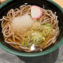 定番の「白山そば」で朝ごはん