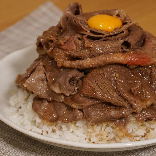 宮崎牛でつくる山盛り『焼き牛丼』子どもの誕生日の贅沢飯♬