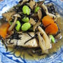「絹揚げとひじきのあっさり煮物」