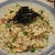 野菜がたっぷり中華、炒飯は梅とシラスで～♪