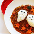 かぼちゃとひき肉のカレー　ハロウィンバージョン❤