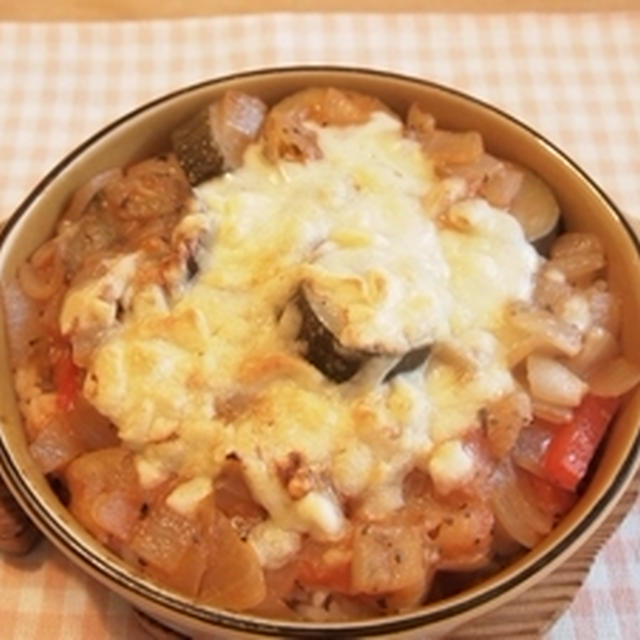 ラタトゥユでリメイクドリアのお昼ごはん
