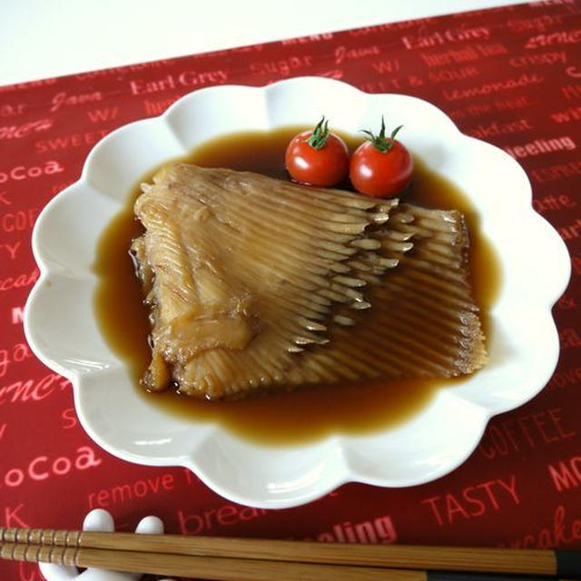 【1工程レシピ】簡単！かすべの煮付け♪