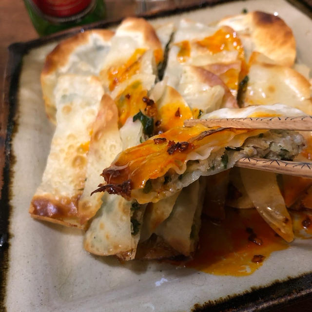 時短餃子！包まない&トースターでカリカリ激ウマ！