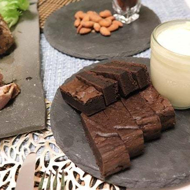★ブラウニーをチーズクリームで・#本日のおうちごはん