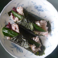 しそ梅で♪手巻き風朝ご飯★