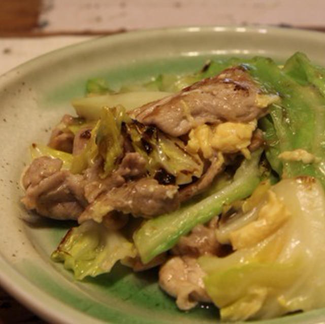豚肉とキャベツの中華玉子炒め／【muisc】Ｔ字路ｓ