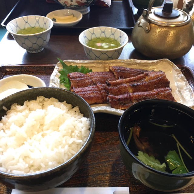 鰻長焼き定食@しげ吉