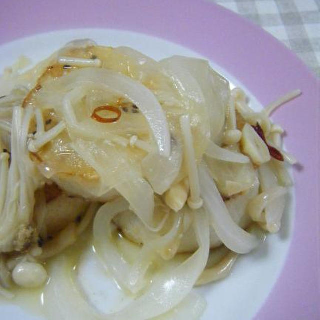 ぺペロンソースの大根ステーキ★