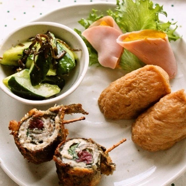 鰯の梅しそ巻きフライ / ワイルドカレー＆ラタトゥイユカレー　