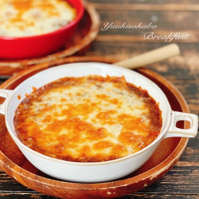 休日ごはんの大定番！簡単にできて、チーズたっぷり、しあわせ焼きカレー。