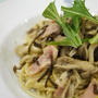 （３３）塩昆布で茸のパスタ　