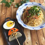 デコおでん串付き＊ペペロンチーノの朝ごはん