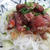 赤シャのパスタ