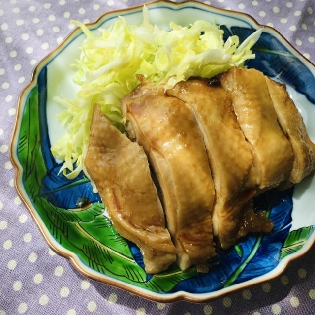 レンジで簡単　鳥もも肉の照り焼き