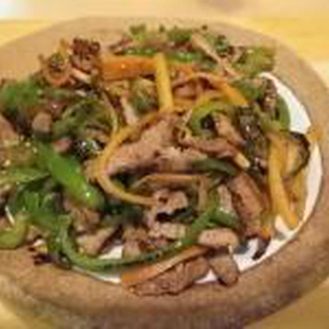 猪肉料理その5（青椒肉絲 チンジャオロースー）