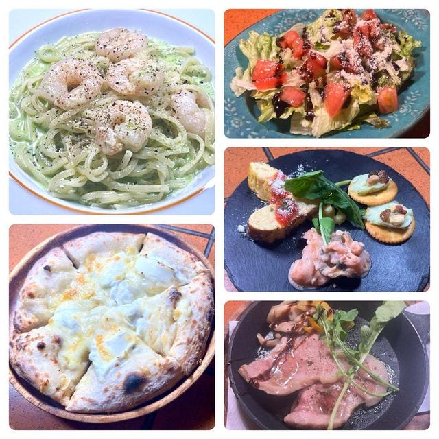 国産小麦と天然酵母のピザや生パスタコース　淀屋橋北浜エリアオススメイタリアン　チェリーナ邸
